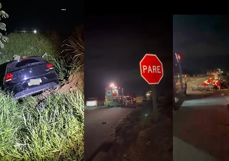 Dois acidentes na BR-101, Linhares. Feridos socorridos