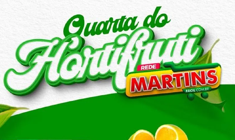 Olha a saúde chegando na sua casa na Quarta do Hortifrúti do Martinsfácil