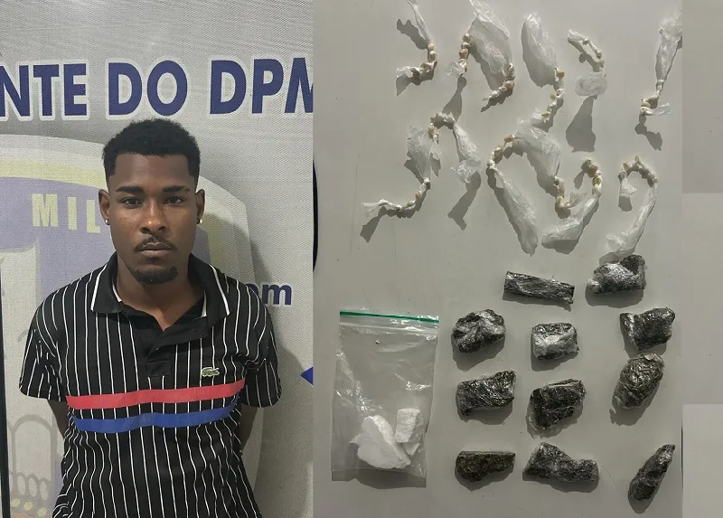 Sooretama: Homem detido e apreensão de drogas
