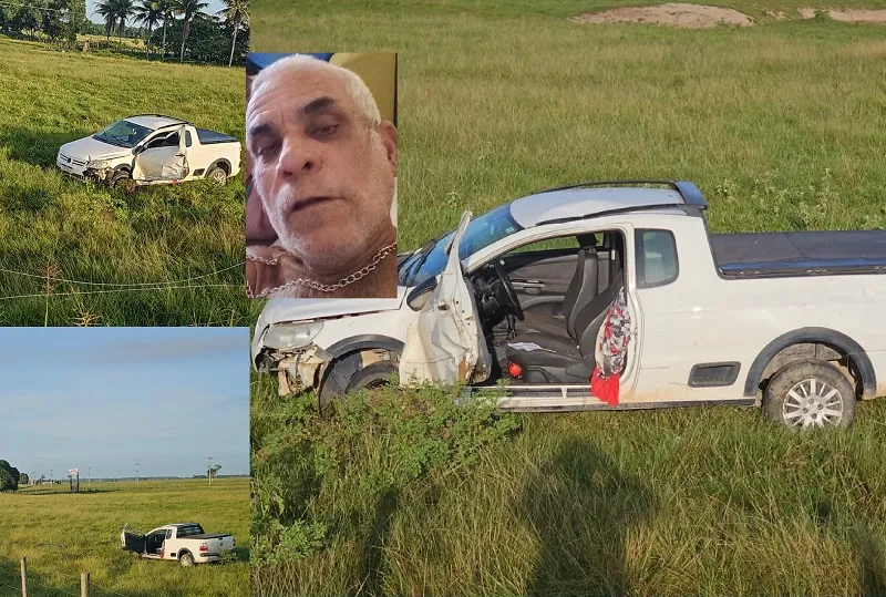 Acidente com morte na Estrada do Pontal. Ailton estava no volante