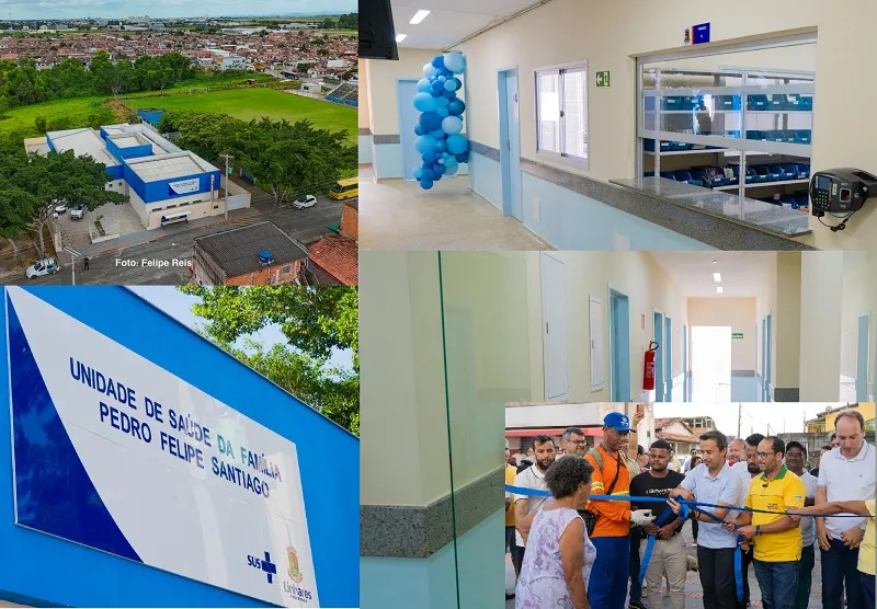 Inaugurada unidade de saúde do bairro Santa Cruz, Linhares. R$ 2,7 milhões de investimento