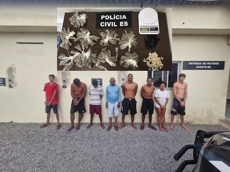Rio Bananal: Homem de 87 anos na lista de presos por mandados. E também mulher, jovens e adultos