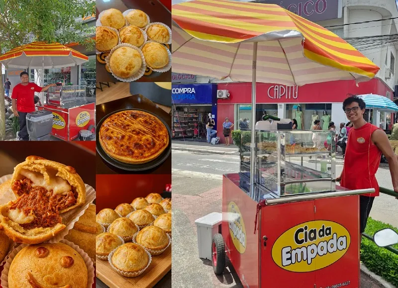 Carrinhos, empadas no Centro de Linhares: 27 sabores, e pode encomendar