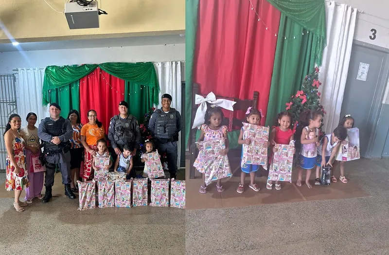 Doação de brinquedos marca a semana em Ceim de Linhares