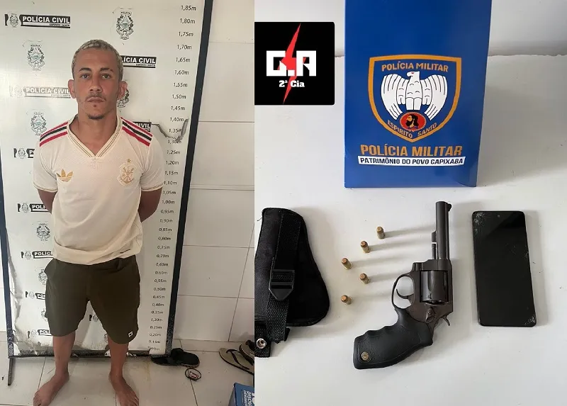 Pó do Shell: Prisão e apreensão de arma em ação do GA da 2ª Cia