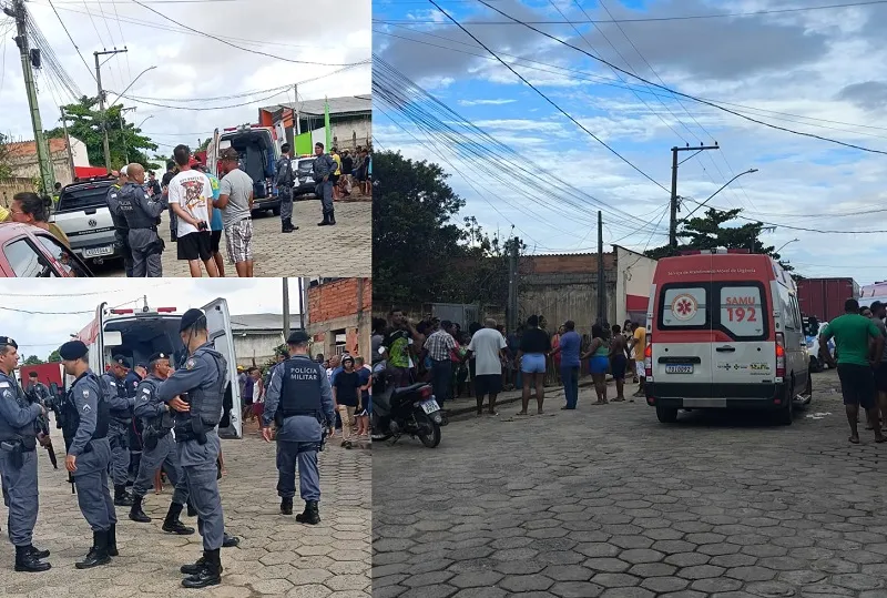Tiros com ferido no Aviso, Linhares. Um jovem foi atingido, e tudo em plena luz do dia