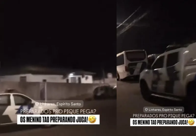 Condutor e carona de moto barulhenta desafiam a PM e anunciam rolezinho de natal em Linhares