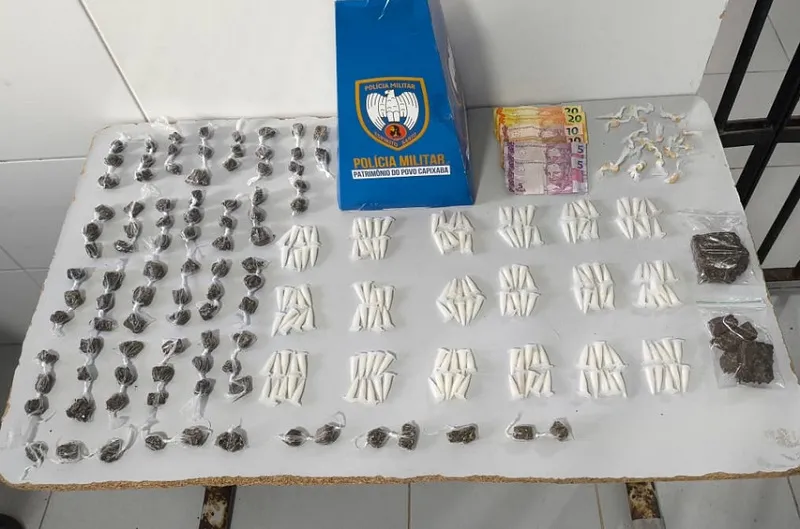 Menor escondia drogas no registro de água, em Linhares