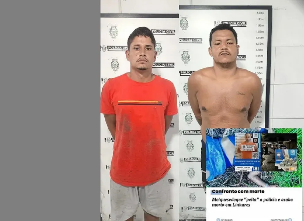 Confronto, morte e prisões em Linhares. Um suspeito caiu num formigueiro ao tentar escapar