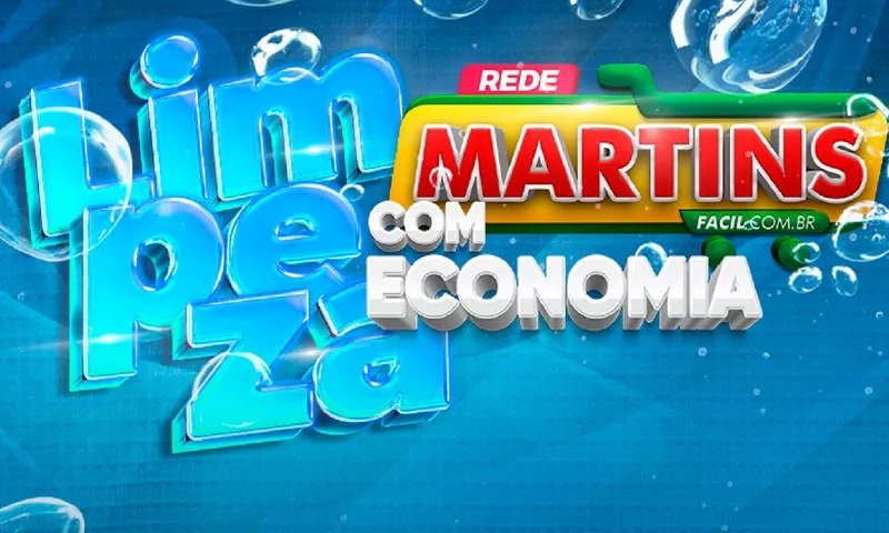 Economia e limpeza pura na Segunda da Limpeza Martinsfácil