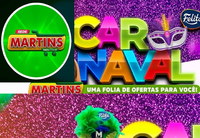 Confira expediente até quarta-feira, 18: Tem folia de ofertas no Martinsfácil