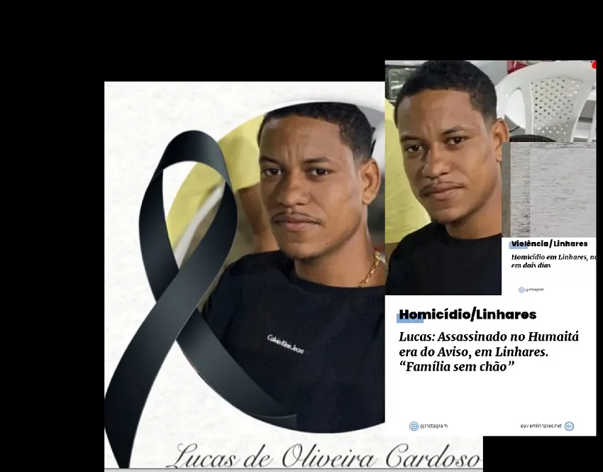 Lucas é velado, polícia já tem identificação do assassino que agiu em Linhares