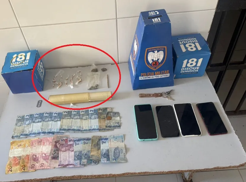 Denúncia de cárcere privado, apreensão de drogas e detenção em Linhares