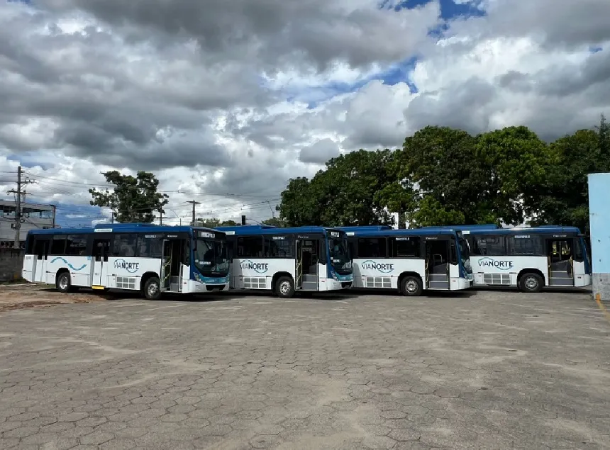 Via Norte faz financiamento e investe mais de R$ 3 milhões em novos ônibus em Linhares