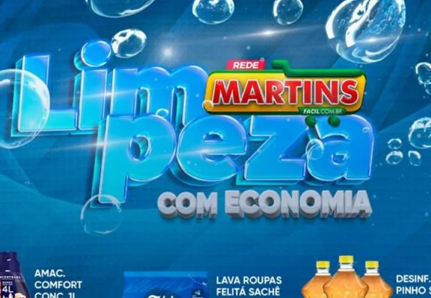 Segunda da Limpeza recheada de economia no Martinsfácil