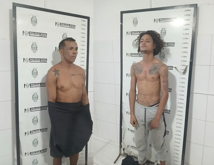 Faca cravada nas costas de homem em Linhares. Dois suspeitos presos