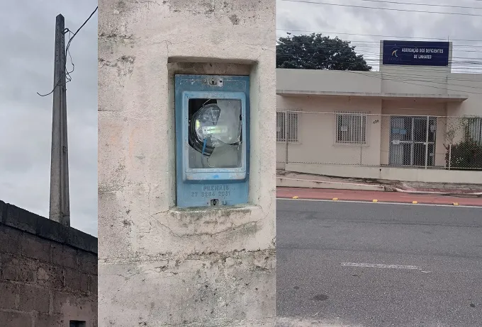 Criminosos levam toda fiação da rede elétrica da Adefil, Linhares