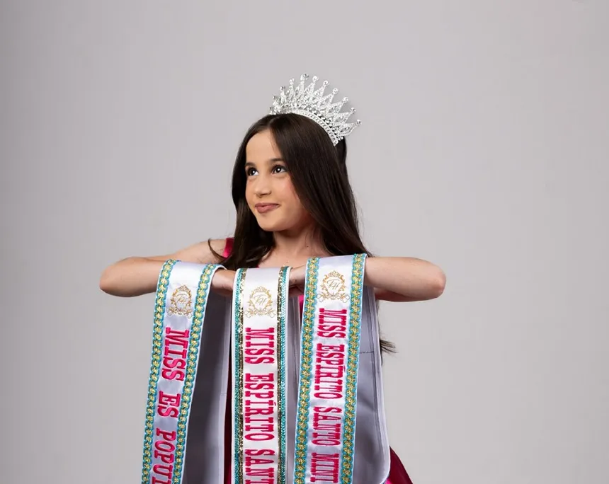 Maria Júlia representa o Espírito Santo no Pequena Miss Brasil