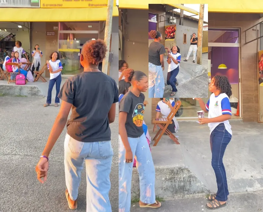 Simulação de ‘briga’ chama a atenção em Linhares. “Vou calar a sua boca”