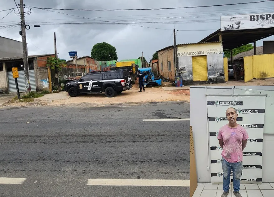 Dono de oficina é preso pela Polícia Civil de Sooretama. Estabelecimento foi interditado