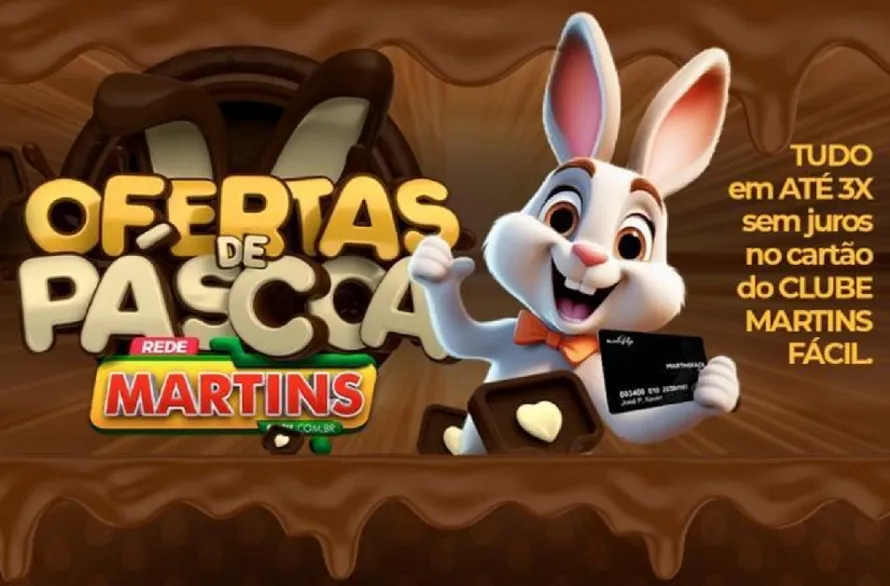 As imbatíveis ofertas de Páscoa no Martinsfácil, exclusivas para você