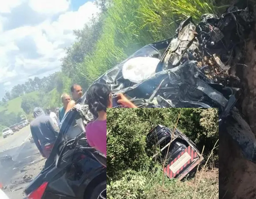 Acidente na BR-101, Guaraná: Carro de passeio e caminhão-cegonha envolvidos