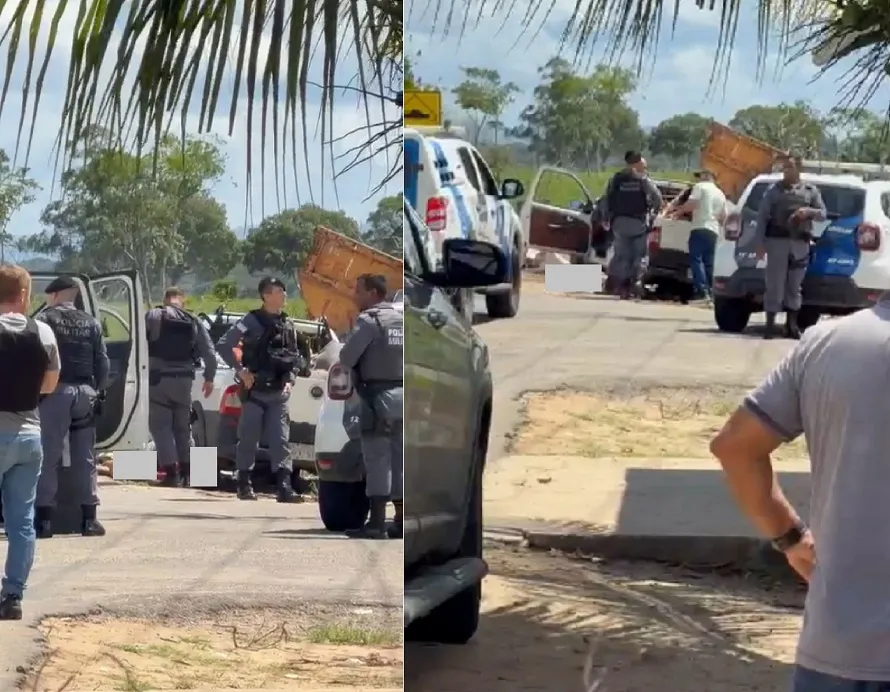 Confronto com morte em Linhares, após suspeito tentar fugir de carro