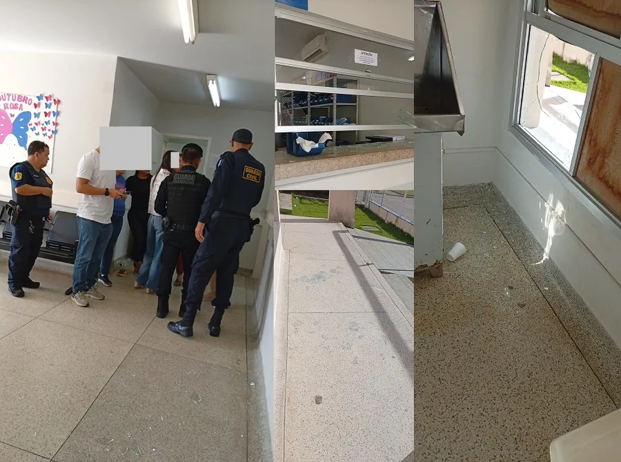 GCM acionada após ‘detonarem’ Posto de Saúde em Linhares