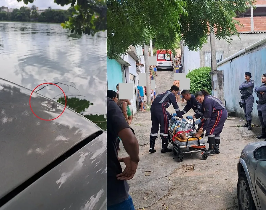 Bairro Aviso: Jovem baleado, e disparos também atingem veículo