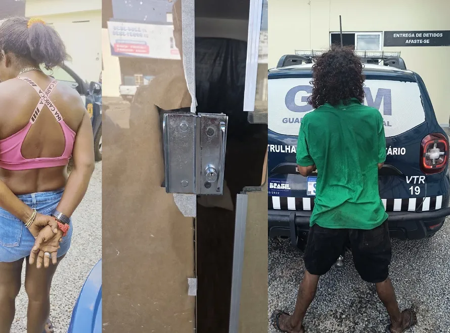 Loja arrombada no Centro de Linhares. Duas pessoas conduzidas à delegacia