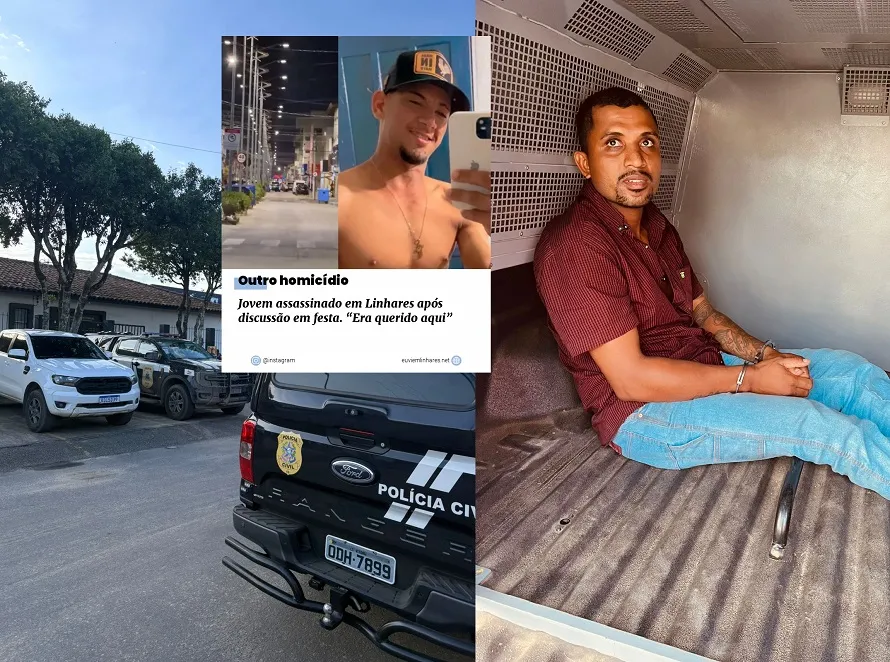 Dedé é preso e confessa ter matado jovem em Linhares