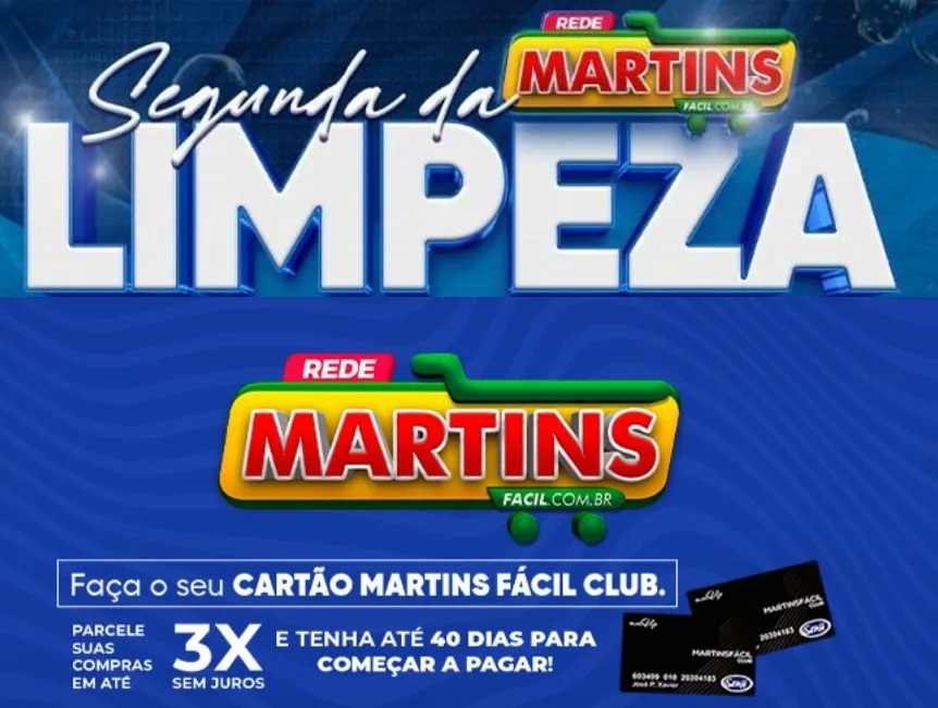 Economia garantida na Segunda da Limpeza no Martinsfácil