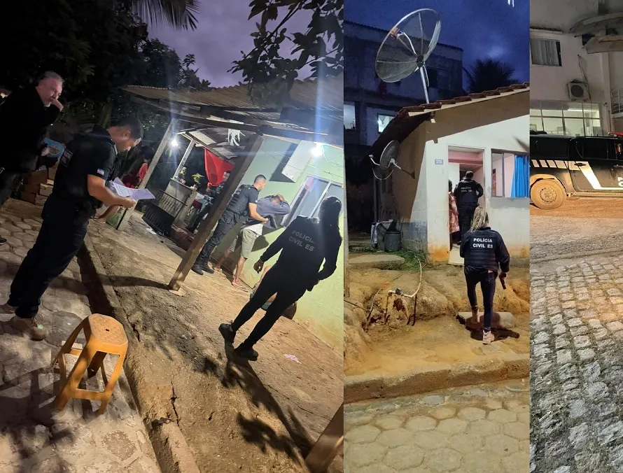 Bandidagem de cabelos em pé na Operação Bad Host no ES.