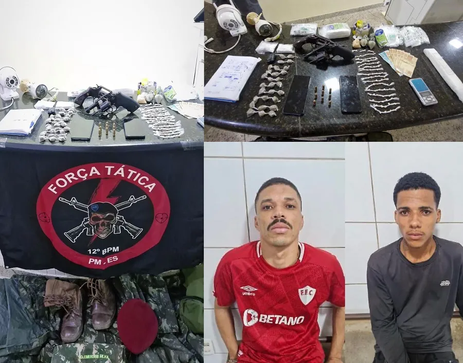 Drogas, armas e até uniforme do Exército Brasileiro apreendidos em Linhares