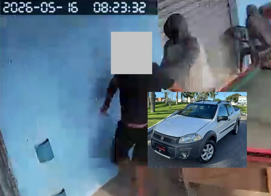 Família vive terror durante roubo em Linhares. Bandidos levaram carro, dinheiro e outros materiais
