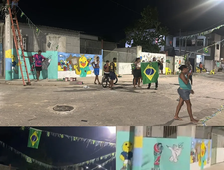 Rua da alegria em Linhares. “Vamos deixar tudo verde e amarelo”