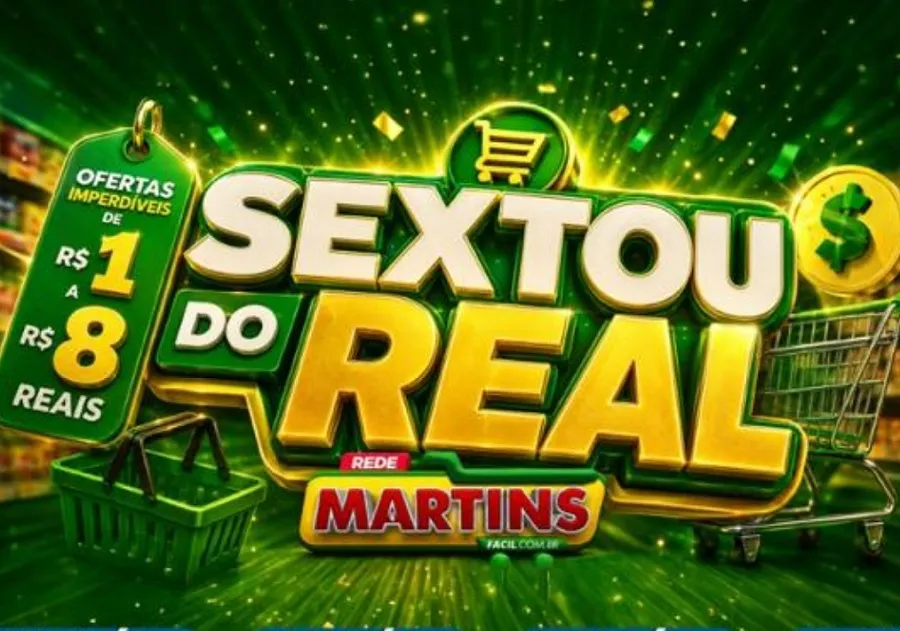 Listona do Sextou do Real no Martins: Ofertas de R$ 1 a R$ 8