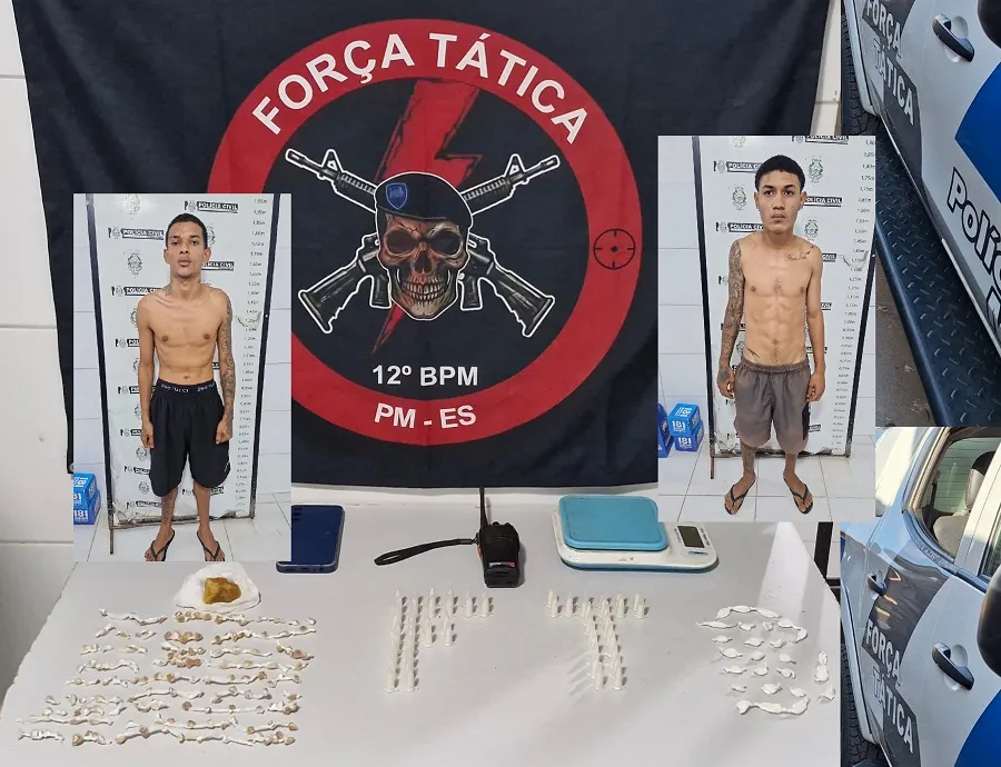 Correria, pulação de muros, detenção e apreensão de drogas no Jocafe 1, Linhares