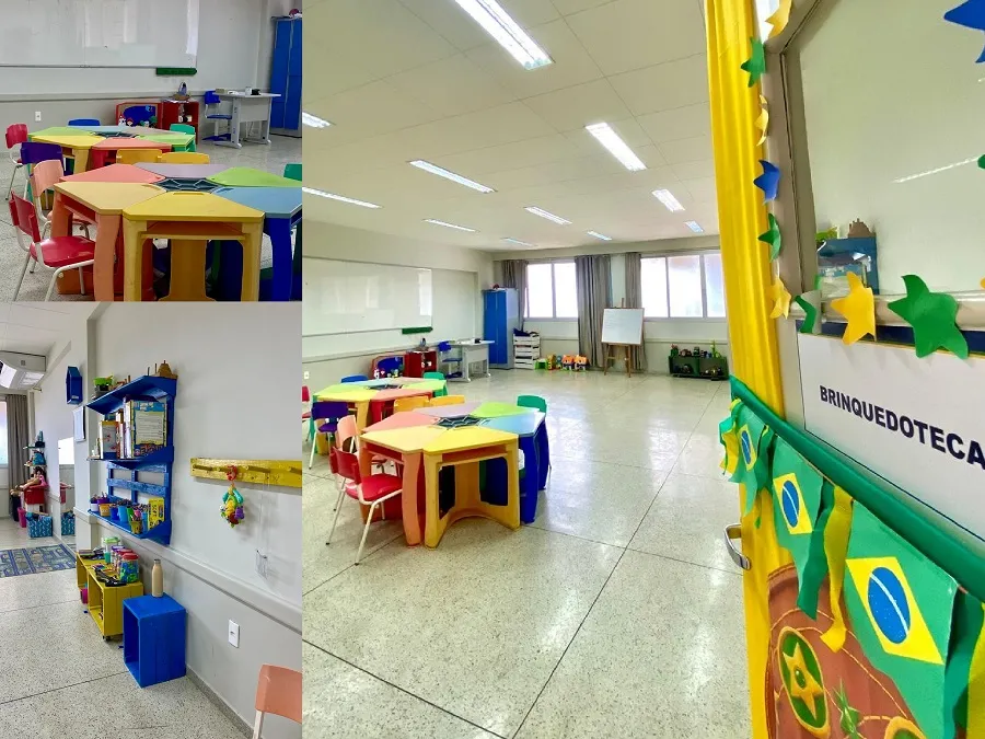 Brinquedoteca acolhe filhos de acadêmicos e funcionários da FACELI em Linhares
