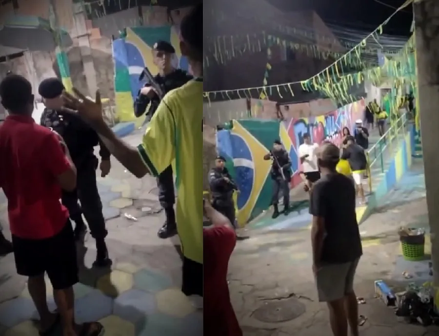 Força Tática na Vila Capixaba após jogo do Brasil: “Baile funk atrapalhou tudo”
