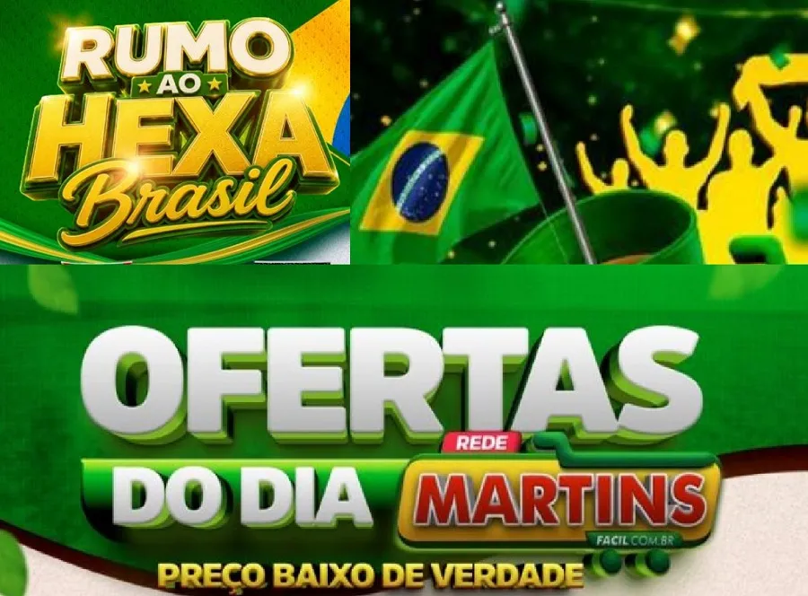 Quarta do Hortifrúti com horário especial no Martins: Tem jogo do Brasil!