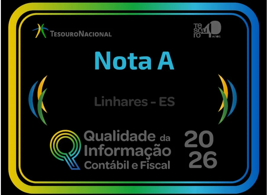 Nota máxima para Linhares em ranking nacional da qualidade das informações contábeis e fiscais