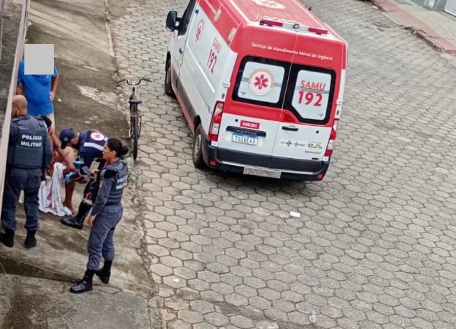 Mulher espancada no Aviso, Linhares. “Cortes profundos”
