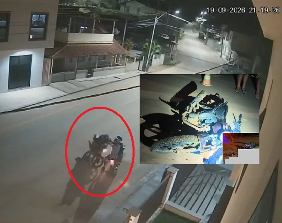 Kaick leva tiros e cai sem vida sob moto em Rio Bananal. Atiradores fugiram