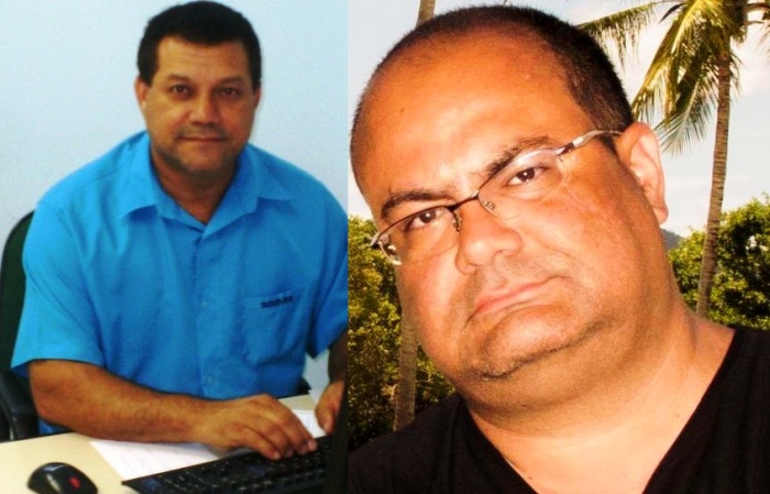 Os parabéns para Ademir e Marvila