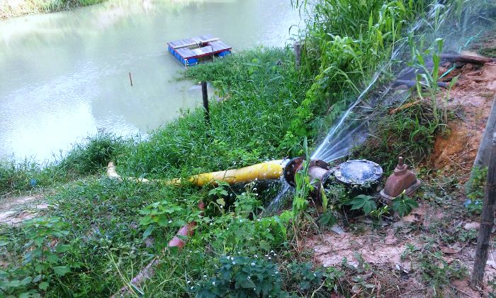 Internauta registra vazamento de água no Colina