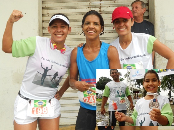 Chuva? Até atleta de 10 anos participa da Corrida da República 
