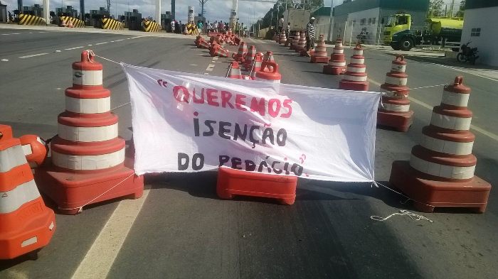 BR-101: Moradores prometem novo protesto se Eco não der isenção