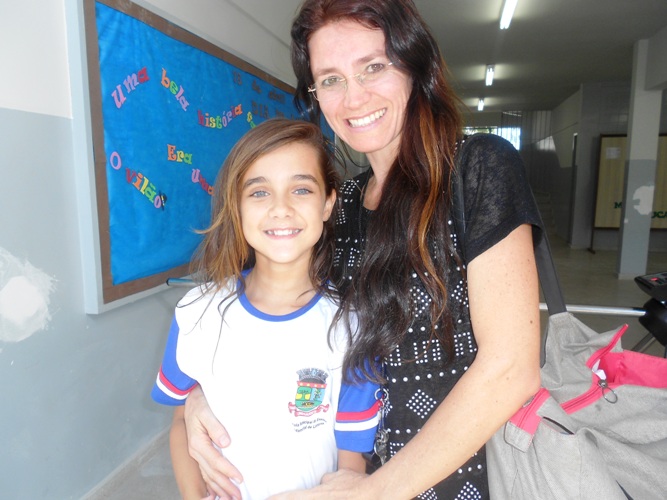 Registro: Ela é a professora que mais gosto, diz aluna da Escola Cid Adalberto dos Reis