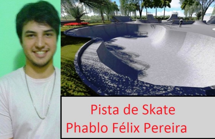 Homenagem: pista de skate de Linhares terá nome “Pablo Félix”. Ele foi morto a tiros em 2012